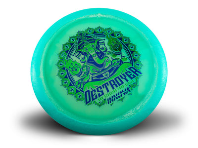 Innova Proto Color Glow Halo Champion Destroyer Distance Driver with Ohn Scoggins 2026 Tour Series Stamp - Speed 12