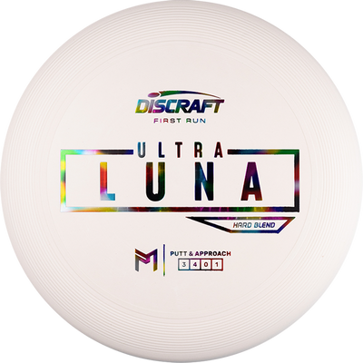 Discraft Putter Line Hard UltraLuna Putter with PM Logo Stock Stamp Stamp - Speed 3