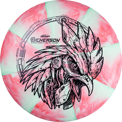 Discraft Crazy Tough CT Swirl Roost Putter with Chris Dickerson Signature Series Stamp - Speed 2