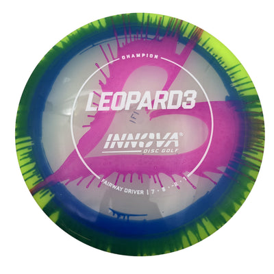 Innova Champion I-Dye Leopard3 Fairway Driver with Circle Stock Stamp - Speed 7