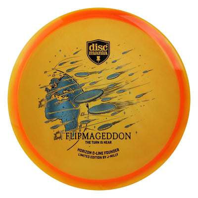 Discmania Horizon C-Line Founder Midrange with Limited Edition  Flipmageddon by J-Milly - The Turn is Near Stamp - Speed 5