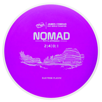 MVP PLC Electron Medium Nomad Putter with James Conrad Lineup Stamp - Speed 2