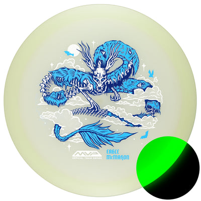 Streamline Eclipse Glow 2.0 Ascend Fairway Driver with Eagle McMahon - 2026 Halloween Team Series Dragon - Art by GreenC Studio Stamp - Speed 6
