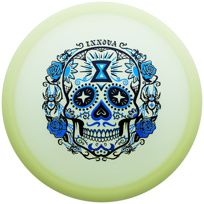 Innova Proto Glow Champion Arachnid Midrange with 2026 Halloween Sugar-Skull Stamp - Speed 5
