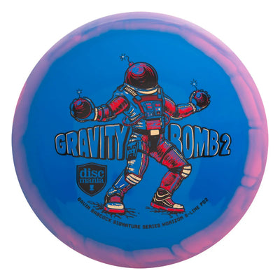 Discmania Horizon S-Line PD2 Distance Driver with Gavin Babcock Signature Series Gravity Bomb 2 with Triple Foil Stamp - Speed 12
