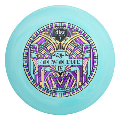 Discmania Q-Line Premier Swirl FD Fairway Driver with Ella Hansen Signature Series Show-Stopper IV (4) Stamp - Speed 7