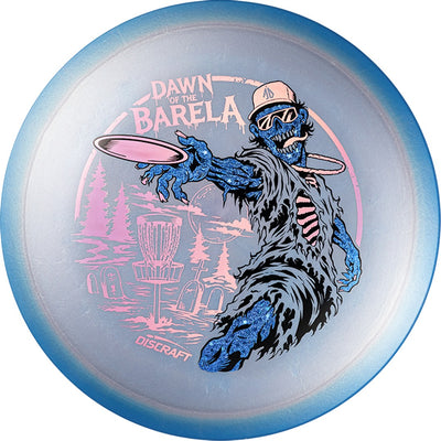 Discraft Big Z ColorShift Cigarra Fairway Driver with Limited Edition (LE) Dawn of the Barela - Art by Brian Allen - Halloween 2026 Stamp - Speed 7