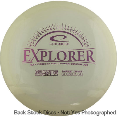 Latitude 64 Opto Moonshine Glow Explorer with Ricky Wysocki 2X World Champion Signature Disc Stamp