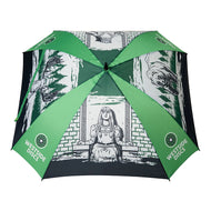 Westside Arc Umbrella - Green and White Characters / 60"
