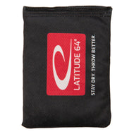Latitude 64 Sublimated Sportsack - Black with Red and White Logo / 4.5" x 3.5"