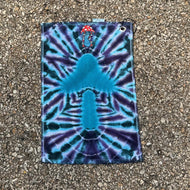 Twisted Amanita Tie-Dye Towel - Mushroom - Exact Colors and Designs Will Vary - Dyed - Various / 12" x 18" / 100% Ringspun Cotton