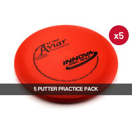 Innova Pro KC Aviar 5 Putter Practice Pack: 161.0g to 162.2g [Disc and Stamp Colors May Vary]