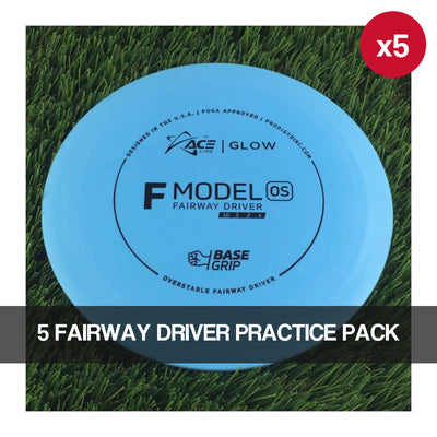 Prodigy Ace Line Basegrip Color Glow F Model OS 5 Fairway Driver Practice Pack - 174.0g to 176.0g