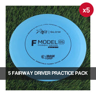 Prodigy Ace Line Basegrip Color Glow F Model OS 5 Fairway Driver Practice Pack: 174.0g to 176.0g [Disc and Stamp Colors May Vary]