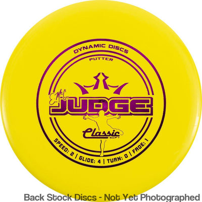 Dynamic Discs Classic Soft EMAC Judge