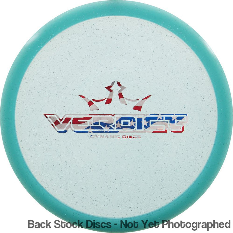 Dynamic Discs Lucid Verdict with Flag Bar Stamp Stamp