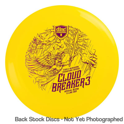 Discmania S-Line Special Blend DD3 with Cloud Breaker 3 Eagle McMahon Signature Series Stamp
