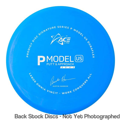 Prodigy Ace Line DuraFlex P Model US with 2022 Signature Series Austin Hannum Labor Omnia Vincit - Work Conquers All Stamp
