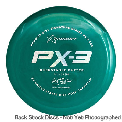 Prodigy 500 PX-3 with 2022 Signature Series Will Schusterick - 3X United States Disc Golf Champion Stamp