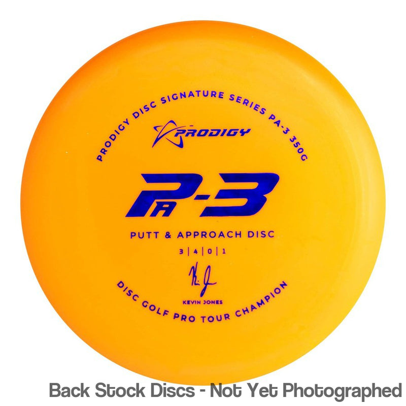 Prodigy 350G PA-3 with 2022 Signature Series Kevin Jones - Disc Golf Pro Tour Champion Stamp