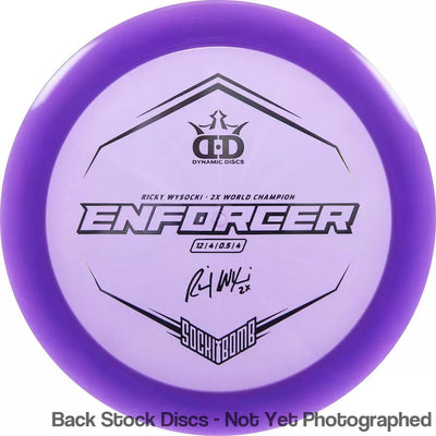 Dynamic Discs Lucid Enforcer with Ricky Wysocki - 2X World Champion - SockiBomb Stamp