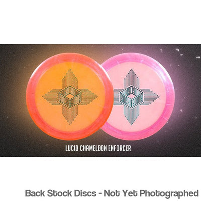 Dynamic Discs Lucid Chameleon Enforcer with Fourpoints Sockibomb - Ricky Wysocki Stamp