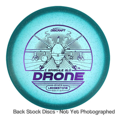 Discraft Elite Z Sparkle Glo Drone with 2023 Ledgestone Edition - Wave 2 Stamp