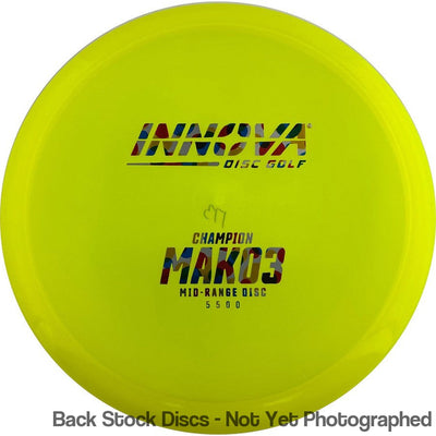 Innova Champion Mako3 with Burst Logo Stock Stamp