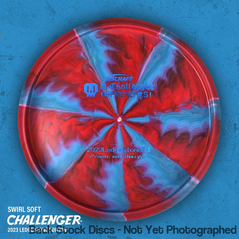 Discraft Swirly Soft Challenger with 2023 Ledgestone Edition - Wave 3 Stamp
