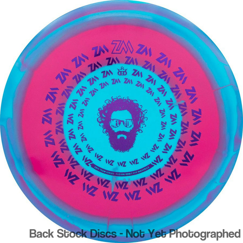 Dynamic Discs Fuzion Orbit Eye Maverick with Zach Melton Crazy Hair ZM Spiral Team Series 2023 Stamp