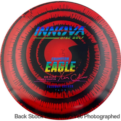 Innova Champion I-Dye Eagle with Ken Climo 12x World Champion Burst Logo Stamp