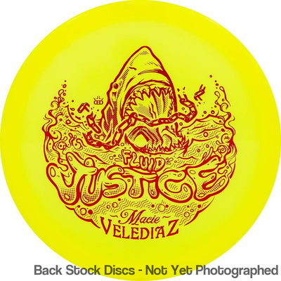 Dynamic Discs Fluid Justice with Macie Velediaz Jaws & Chain Team Series 2023 Stamp