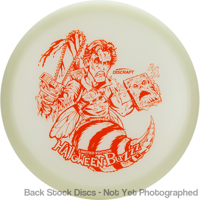Discraft Elite Z Glo Buzzz with Limited Edition Halloween 2023 - Evil Dead Stamp
