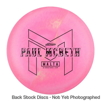 Discraft ESP Malta with Paul McBeth - Large PM Logo Stamp