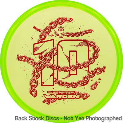 Dynamic Discs Lucid Ice Warden with Ten Year Anniversary Edition Breaking Chains Stamp