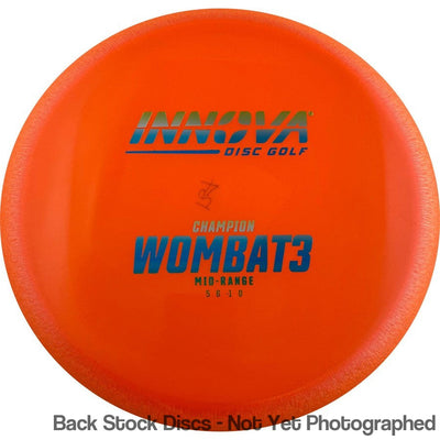 Innova Champion Wombat3 with Burst Logo Stock Stamp