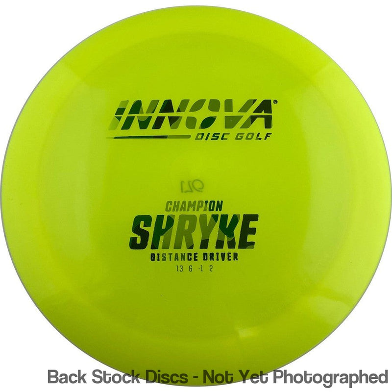 Innova Champion Champion Shryke with Burst Logo Stock Stamp
