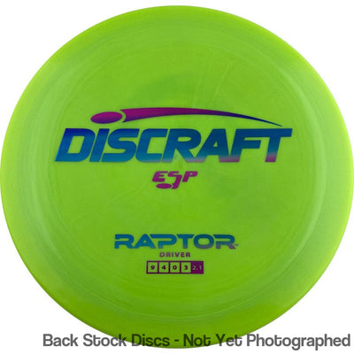 Discraft ESP Raptor with 2023 New Font Stamp