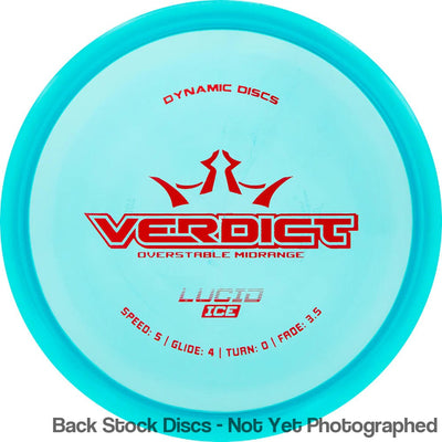 Dynamic Discs Lucid Ice Verdict