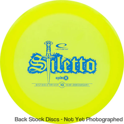 Latitude 64 Opto-X Stiletto with 10 Year Anniversary Sword Stamp