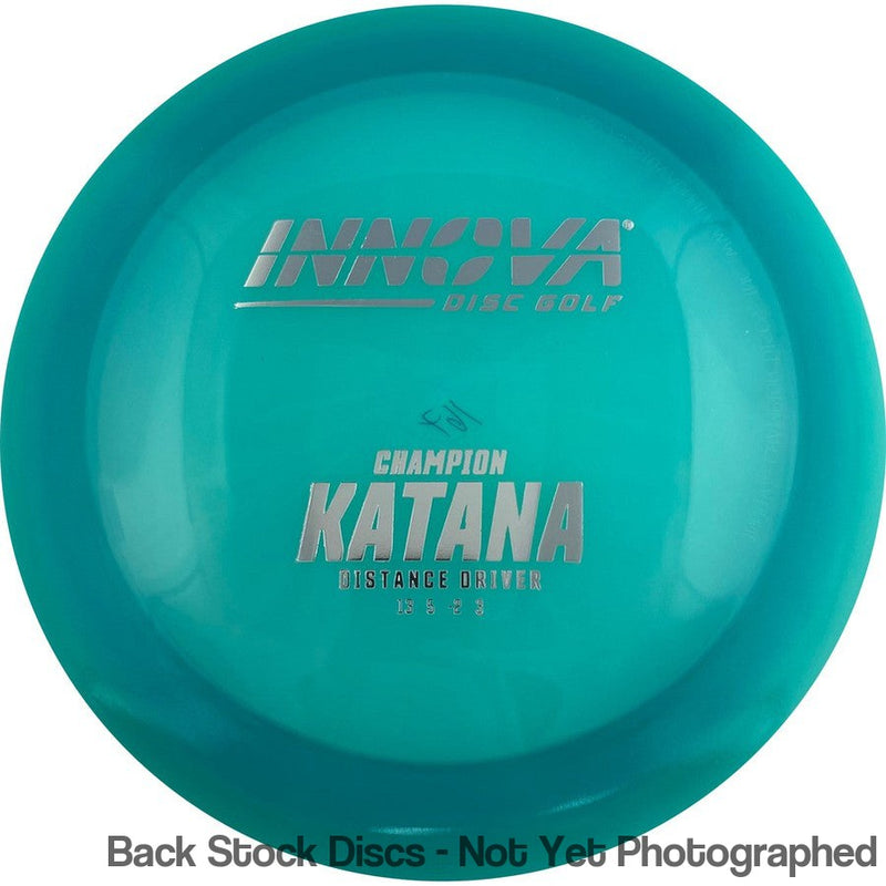 Innova Champion Katana with Burst Logo Stock Stamp