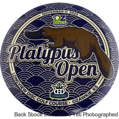 Dynamic Discs Fuzion Felon with Platypus Open 2023 Tournament DyeMax Stamp