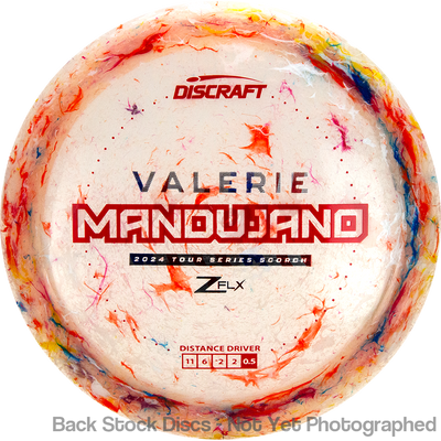 Discraft Jawbreaker Z FLX Scorch with Valerie Mandujano 2024 Tour Series Stamp