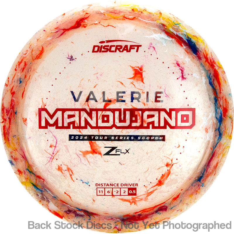 Discraft Jawbreaker Z FLX Scorch with Valerie Mandujano 2024 Tour Series Stamp