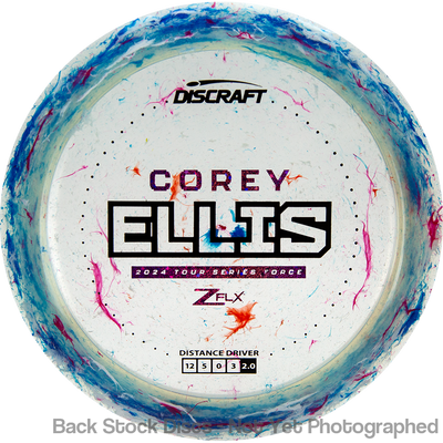 Discraft Jawbreaker Z FLX Force with Corey Ellis 2024 Tour Series Stamp