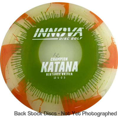 Innova Champion I-Dye Katana with Burst Logo Stock Stamp