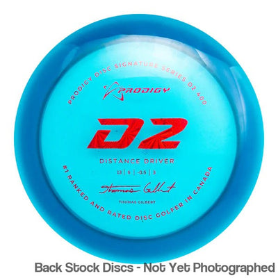 Prodigy 400 D2 with #1 Ranked and Rated Disc Golfer In Canada - Thomas Gilbert Signature Stamp