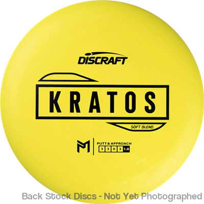 Discraft Putter Line Soft Kratos with PM Logo Stock Stamp Stamp