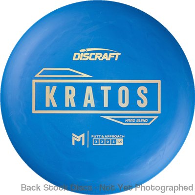 Discraft Putter Line Hard Kratos with PM Logo Stock Stamp Stamp