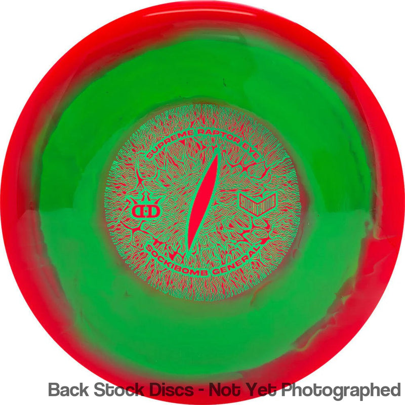 Dynamic Discs Supreme Sockibomb General with Raptor Eye Sockibomb Stamp